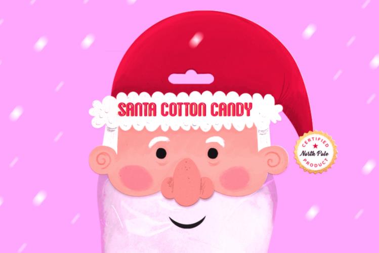 圣誕老人形象的棉花糖包裝設(shè)計(jì) 圣誕老人形象的棉花糖包裝設(shè)計(jì)