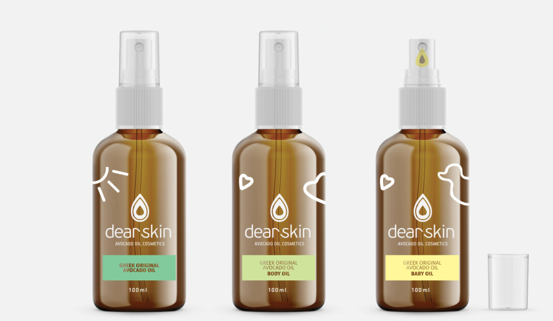 牛油果護膚品包裝設計