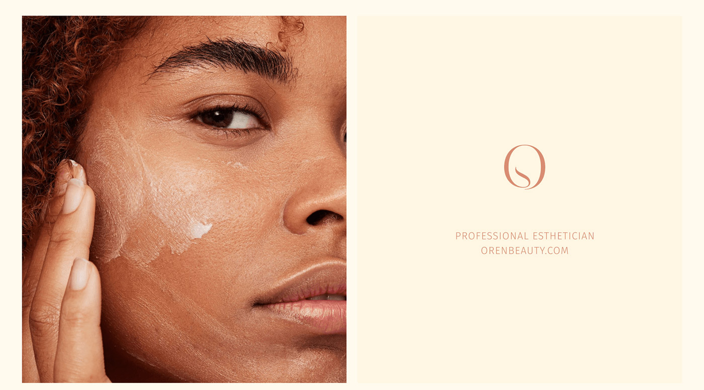 一套非常簡約的化妝品品牌設(shè)計