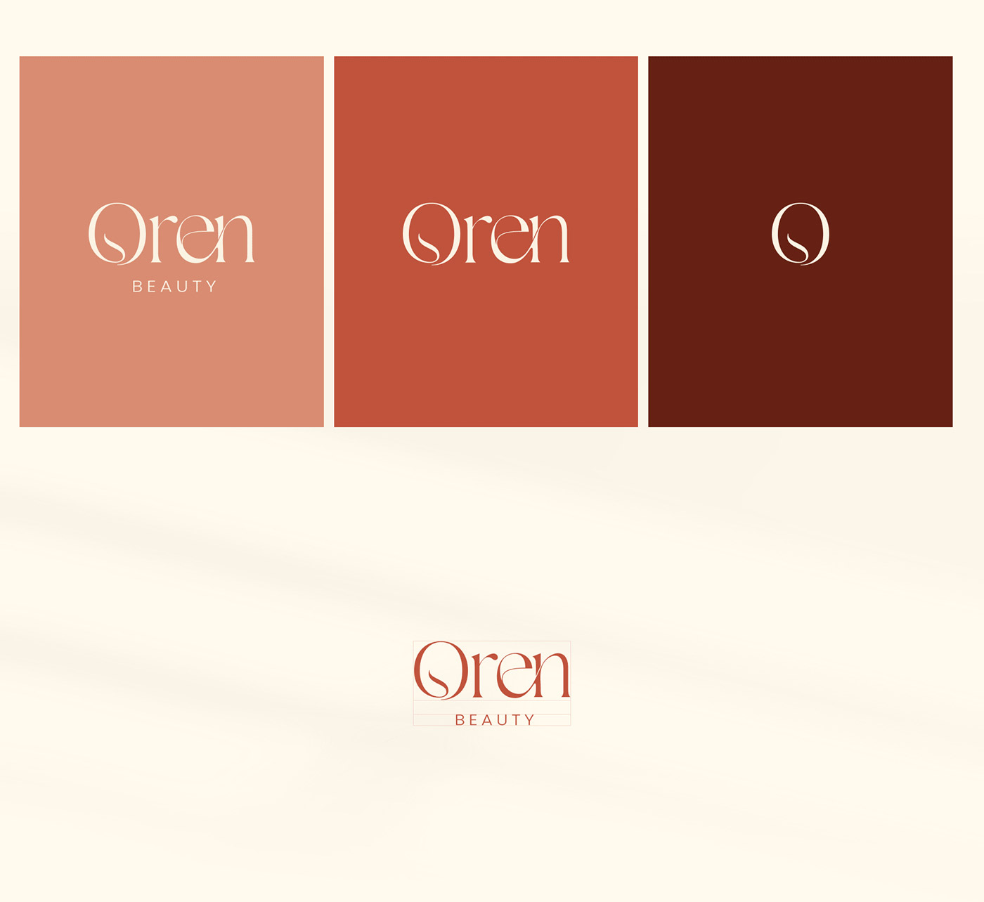 一套非常簡約的化妝品品牌設(shè)計