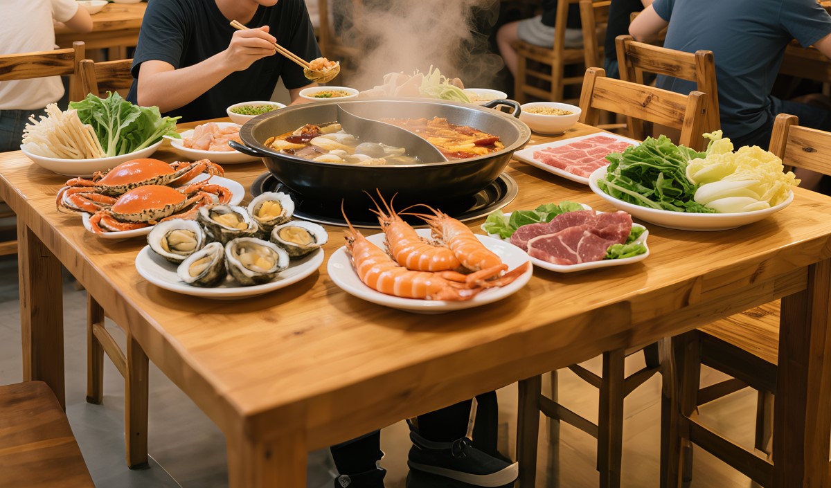 從紅海市場(chǎng)尋找藍(lán)海機(jī)遇的海鮮自助火鍋品牌策劃之道