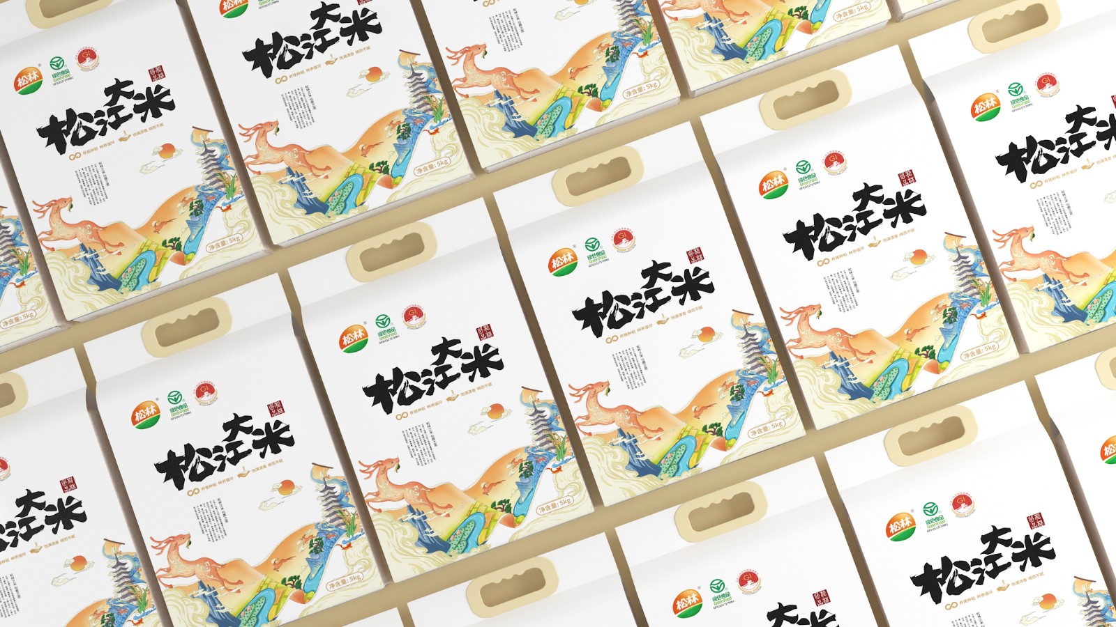 美御大米品牌策設計案例